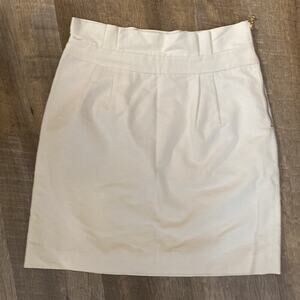 Kate Spade “Skirt the Rules” Ivory High Waist Skirt Size 8